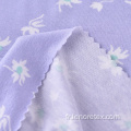 Tissu d&#39;impression de jersey simple jersey de rayonne vortex